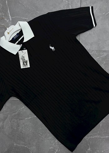 Siyah Pilili Erkek Polo Tişört - Görsel 2