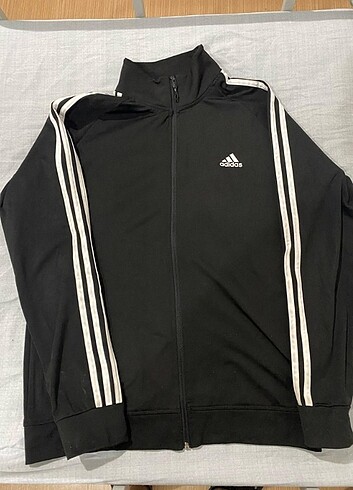 xl Beden siyah Renk Adidas siyah 3 çizgili ceket