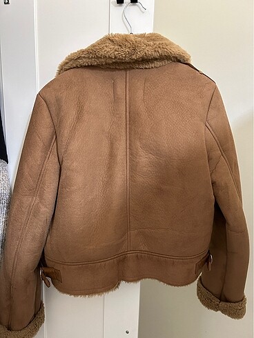 Stradivarius Stradivarius İçi Kürklü Biker Ceket
