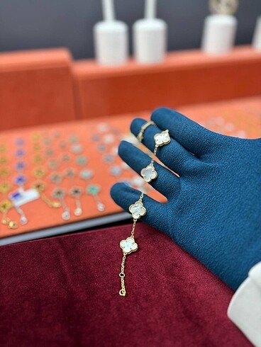 Van Cleef & Arpels Van Cleef & Arpels çelik içi doğal taştır