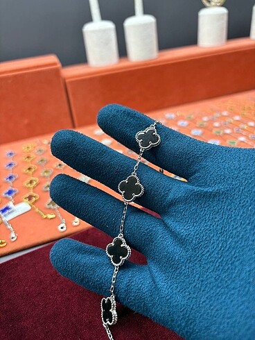 Van Cleef & Arpels Van Cleef & Arpels çelik içi doğal taştır
