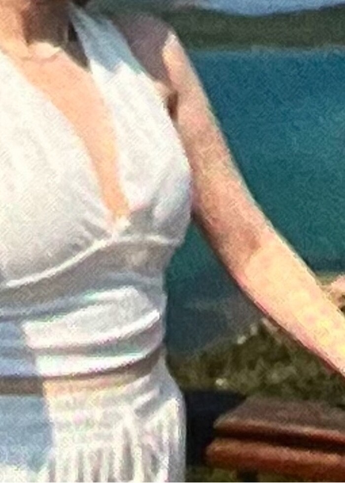 Crop beyaz bluz - Görsel 4