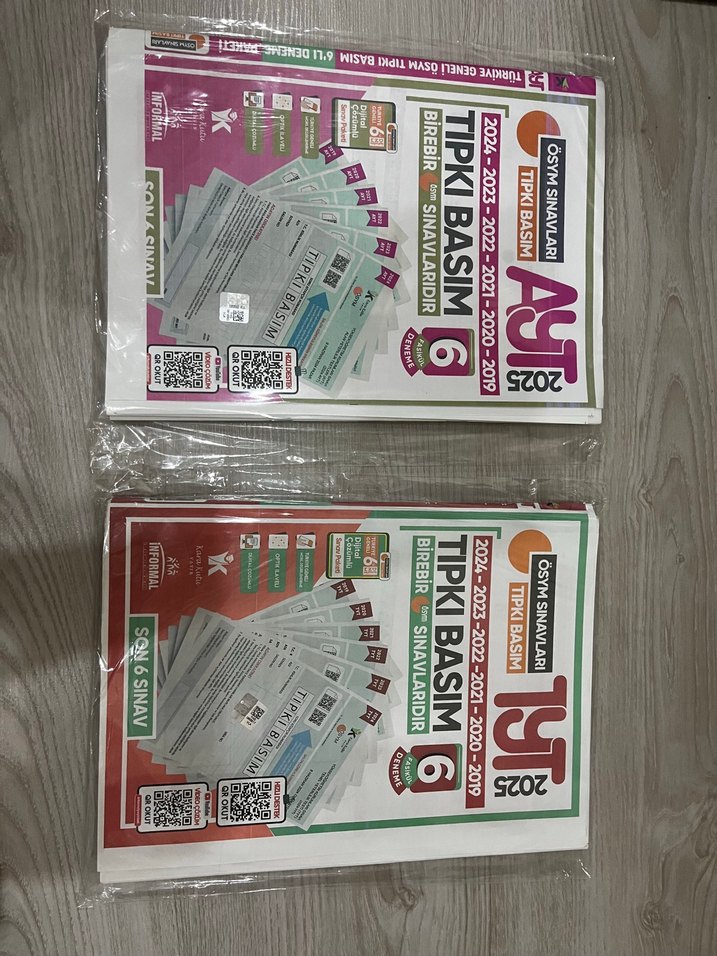 TYT Tüm Dersleri alana Tıpkı Basım denemeleri yanında bedava - Görsel 2