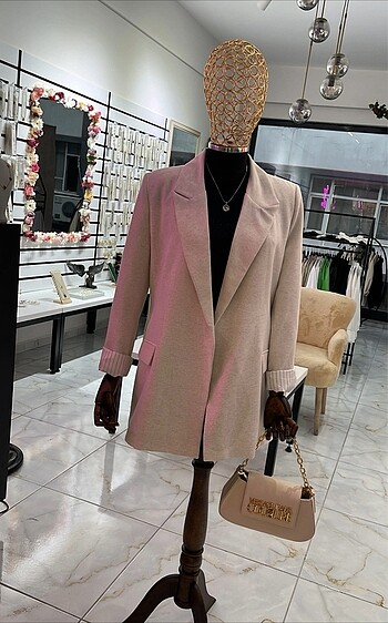 m Beden Ekru Robin Blazer Ceket