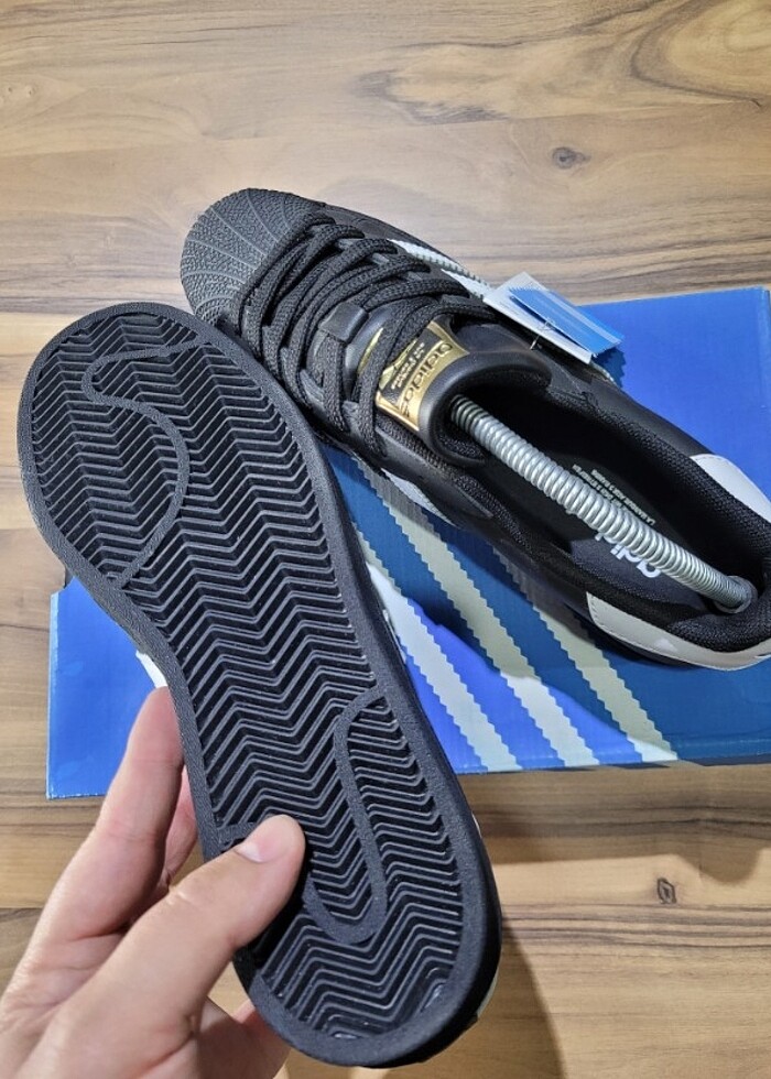 ADIDAS SUPERSTAR SIYAH BEYAZ - Görsel 2