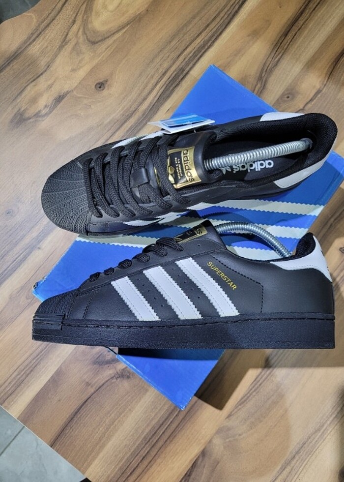 ADIDAS SUPERSTAR SIYAH BEYAZ - Görsel 4