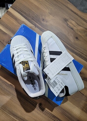 ADIDAS SUPERSTAR BEYAZ SIYAH - Görsel 5