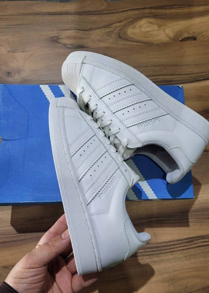 ADIDAS SUPERSTAR FULL BEYAZ - Görsel 4