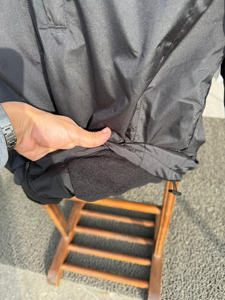 Columbia Siyah Uzun Erkek Yağmurluk - Görsel 4