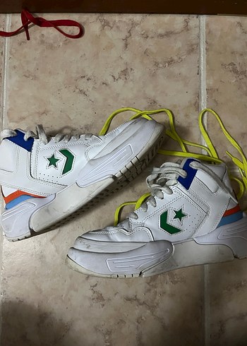 Beyaz  converse Basketbol Ayakkabısı - Görsel 4
