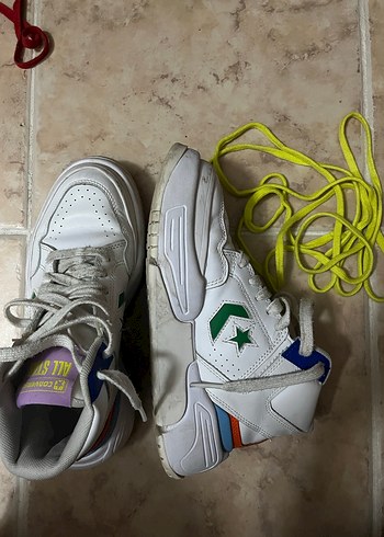Beyaz  converse Basketbol Ayakkabısı - Görsel 2