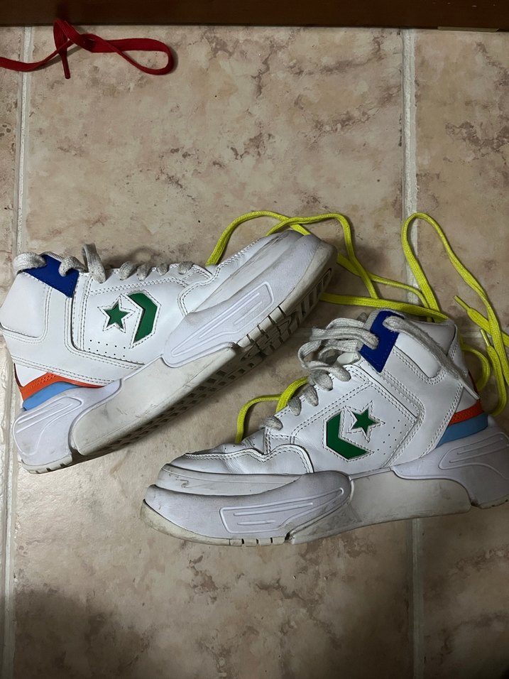 Beyaz  converse Basketbol Ayakkabısı - Görsel 4