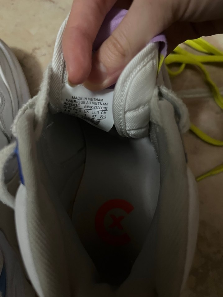 Beyaz  converse Basketbol Ayakkabısı - Görsel 3