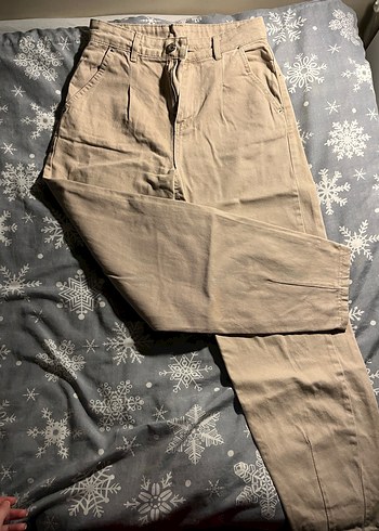 Bej Kadın pantolon - Görsel 2