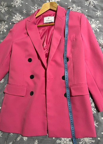 Pembe Blazer Ceket - Görsel 5