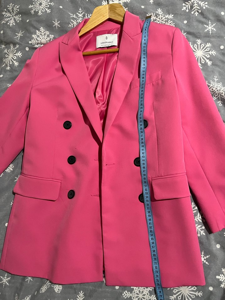 Pembe Blazer Ceket - Görsel 5