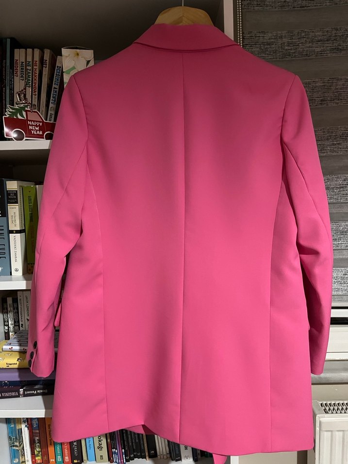 Pembe Blazer Ceket - Görsel 4
