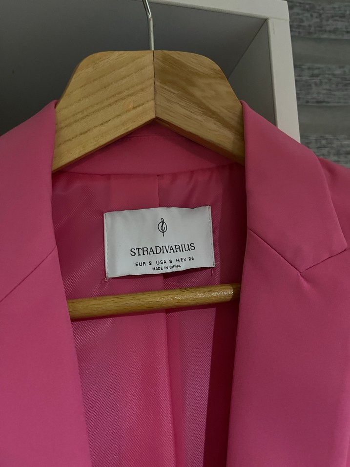 Pembe Blazer Ceket - Görsel 3