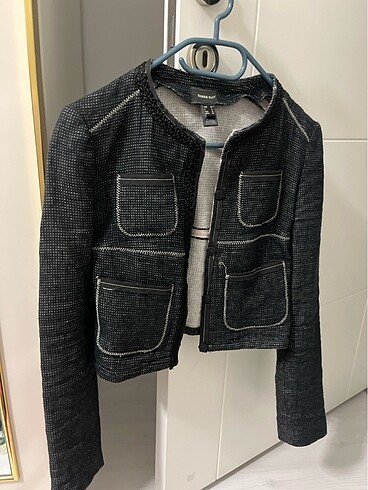 Mango suit crop ceket
