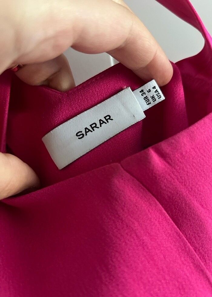 Sarar kumaş elbise - Görsel 4