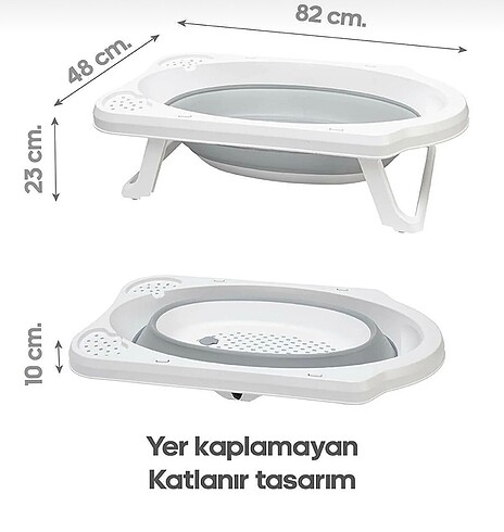 Diğer Katlanabilir bebek küvet ve filesi