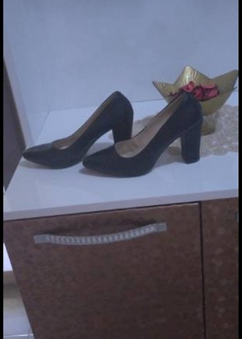 Diğer Kadın Siyah Stiletto Ofis Ayakkabısı