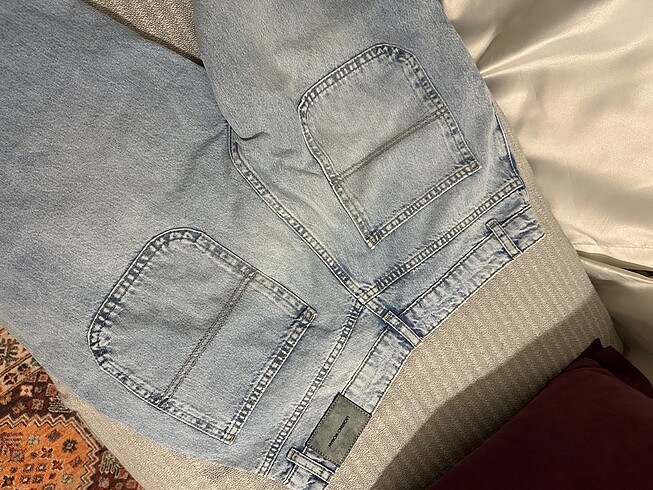 38 Beden Mavi baggy