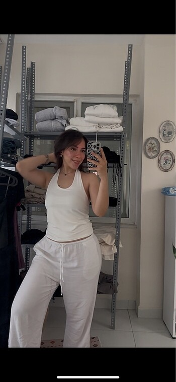 Boyundan geçmeli bluz