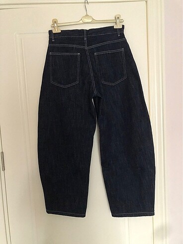 m Beden lacivert Renk Bershka Balloon Jean