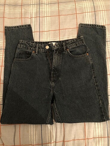 Zara Zara Antrasit renk Mom Jean