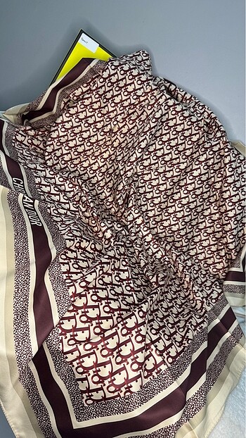 Dıor Marka Twill İpek Eşarp