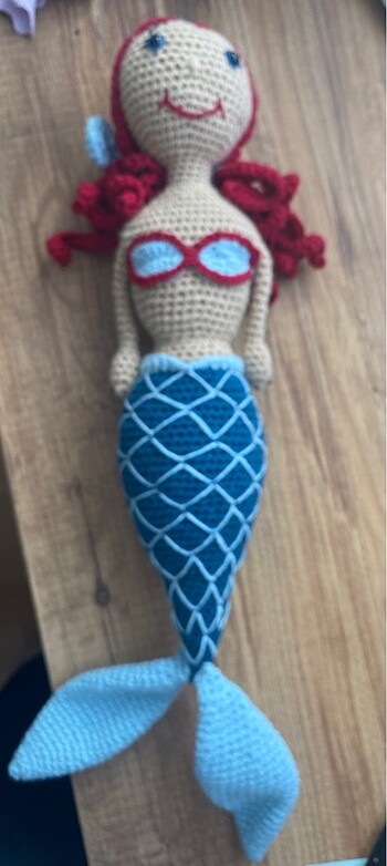 Tasarımcı Amigurumi Deniz Kızı