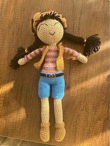 Tasarımcı Amigurumi Kovboy Kız