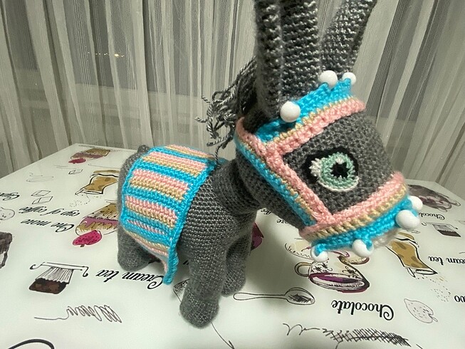 Tasarımcı Amigurumi Örgü Eşek