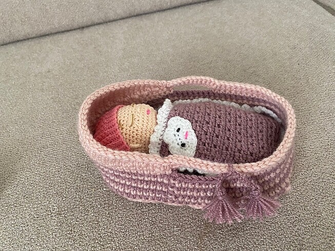 Tasarımcı Amigurumi Yenidoğan Bebek
