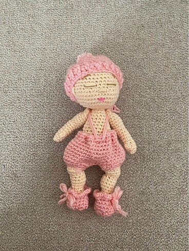 Beden Renk Amigurumi Yenidoğan Bebek