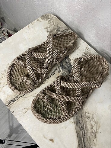 Diğer Kadın halat sandalet
