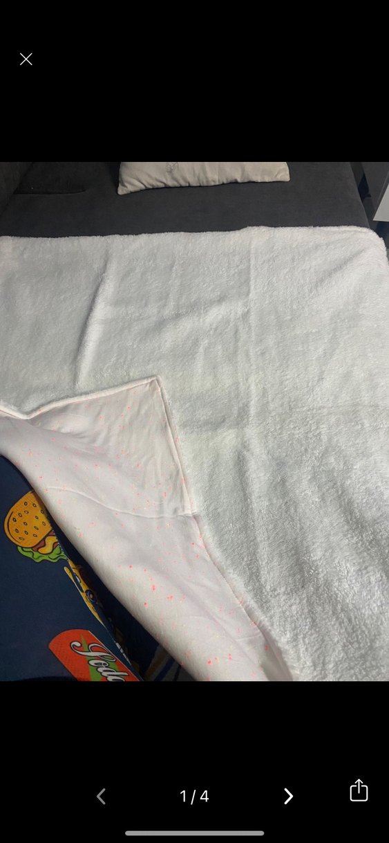 Beyaz Çocuk Battaniyesi - Görsel 2