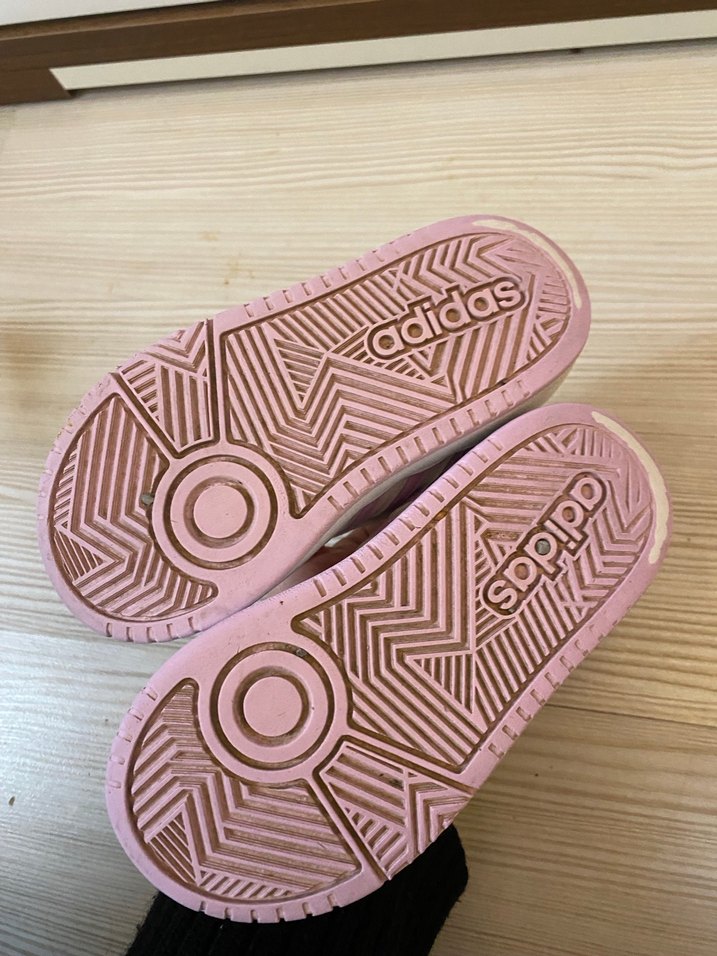 Kız Çocuk Beyaz Cırt Cırtlı Spor Ayakkabı - Görsel 3