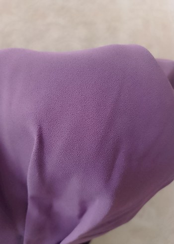 Famelin Mor Abiye Elbise 40 Beden Boncuk İşlemeli - Görsel 4