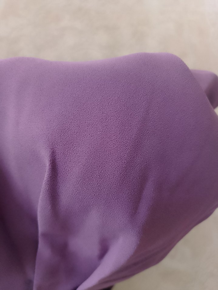 Famelin Mor Abiye Elbise 40 Beden Boncuk İşlemeli - Görsel 4