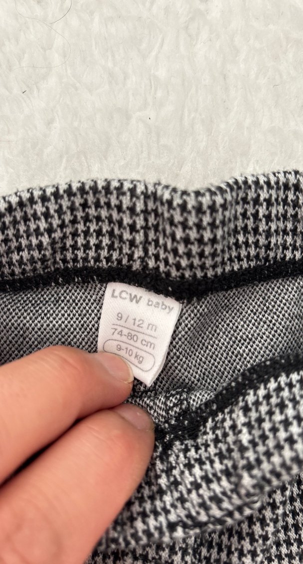 Kız Çocuk Gri Düğmeli Tayt - Görsel 2