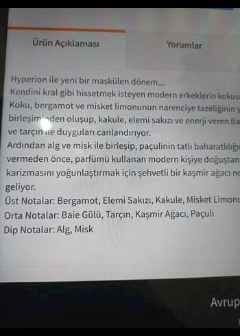 Alberto Taccini Hyperion erkekb Parfümü 60ml - Görsel 2