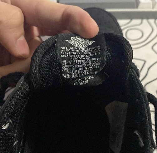 43 Beden siyah Renk Nike air jordan 1 black phantom