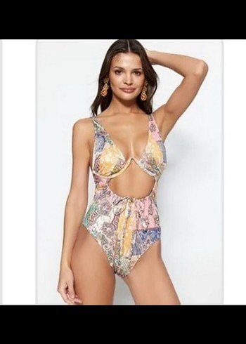 Trendyol & Milla Bohem Çok Renkli Dantelli Bikini Takımı