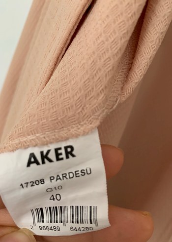 40 Beden ten rengi Renk Uzun Kollu Salaş Tunik