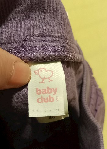 24-36 Ay Beden mor Renk mor Bol Kesim kız Çocuk Pantolon