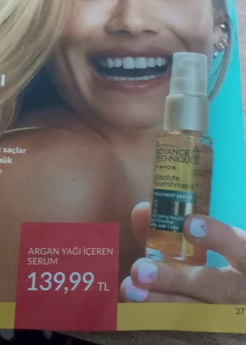 Avon Argan Yağı İçeren Kadın Anti-Aging Serumu