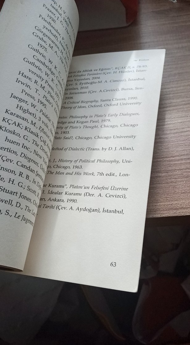 Platon - Kriton Eski Yunanca Çeviri - Görsel 3