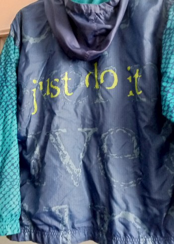 Nike Mavi Fermuarlı  bayan Yağmurluk - Görsel 6